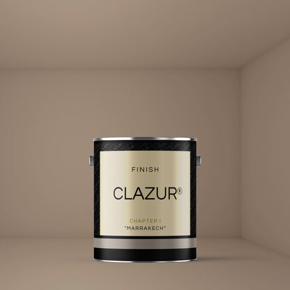 Productfoto van lakverf van Clazur in de kleur Marrakech. 9 unieke kleuren lakverf snel geleverd.