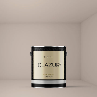 Lakverf in de kleur Minya van Clazur is kras- en slijtvast en heeft een hoge dekkingsgraad.